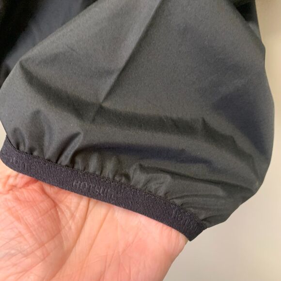 HOTSUIT Sauna Sweat Wind Jacket Reflective Black‎ White Spellout Large - Picture 7 of 14